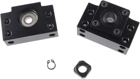 SFU1605 SET RM1605 كرة مدفوقة C7 مع نهاية 105 الكرة الجوز والمكسر BK/BF12 END SUPPERT + COUPLER D25L30 (360 مم) in Saudi Arabia