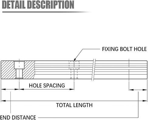 2pcs 200-500mm HGR20 Linear Rails دليل CNC دليل خطي لنقش جهاز التوجيه CNC (200 مم) in Saudi Arabia