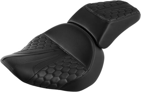 TCT-MOTORPARTS Driver & Passenger Seat Fit For Harley Davidson Fat Boy FLSTF 2007-2017 Night Train 2006-2015 in Saudi Arabia
