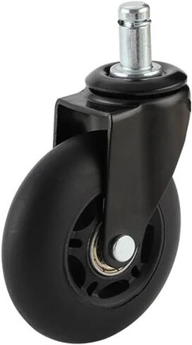 5 عبوات من عجلات دوارة TPR 3 بوصة/دفع عجلات ممتصة صدمة المطاط/عجلات العجلات المنزلية M11x22mm in Saudi Arabia