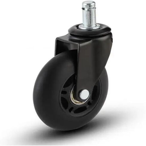 5 عبوات من عجلات دوارة TPR 3 بوصة/دفع عجلات ممتصة صدمة المطاط/عجلات العجلات المنزلية M11x22mm in Saudi Arabia