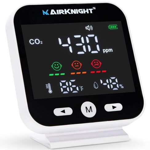 CO2 Monitor Indoor with Bonus Humidity & Temperature Readings | Carbon Dioxide Meter, Homebrewing - Carbon Dioxide Detector, Portable CO2 Detector, CO2 Meter Indoor, CO2 Sensor in Saudi Arabia