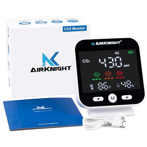 CO2 Monitor Indoor with Bonus Humidity & Temperature Readings | Carbon Dioxide Meter, Homebrewing - Carbon Dioxide Detector, Portable CO2 Detector, CO2 Meter Indoor, CO2 Sensor in Saudi Arabia