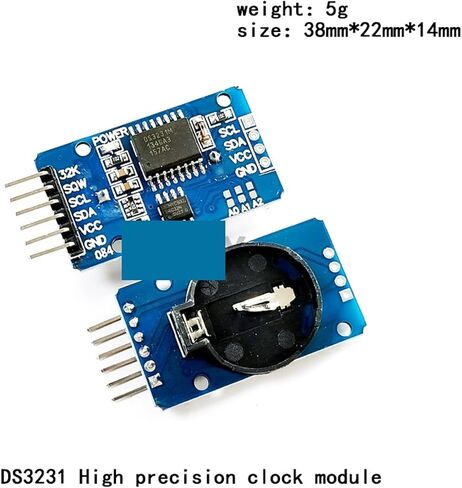 5PCS DS3231 AT24C32 High-Precision Clock Module IIC Module Storage Module(No Batteries) in Kuwait