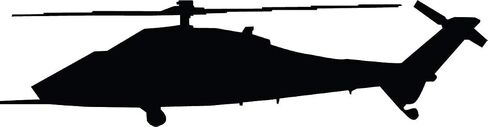 Decaltor Matte White Military Helicopter Blackhawk - ملصقات كمبيوتر محمول - 5 "جهاز كمبيوتر محمول من الفينيل - فانيل ، هاتف ، ملصق ملصق فينيل ، ملصق مصد. in Kuwait