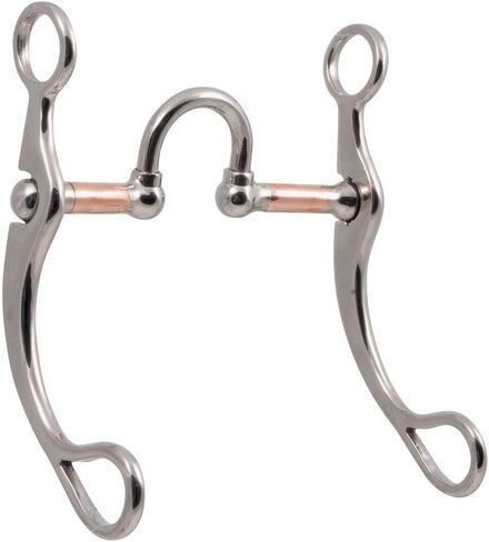 FES Competition Ball Jointed Correction | for Advanced Level Horses | Pinchless Design | Enhances Salivation | Medium Port Swivel | Ideal for Western Horses in Saudi Arabia
