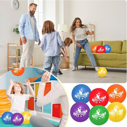 Jerify 12 Pcs Foam Dodgeball Set 6 Inch Soft Skin Playground Dodgeballs Bulk, Low Density Foam for Non Sting Dodgeball Sports Equipment for Kids and Adults in Saudi Arabia