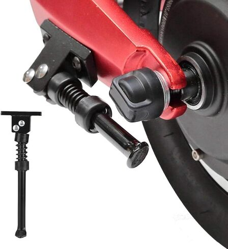 Scooter Kickstand Kickstand Kick Stands وقوف الوقوف حامل الدعم الجانبي 6.7 بوصة ألومنيوم الدراجة الخلفية الدراجة الجانبية Kickstand Fits for Grace Zero 8x/10x Electric in Saudi Arabia