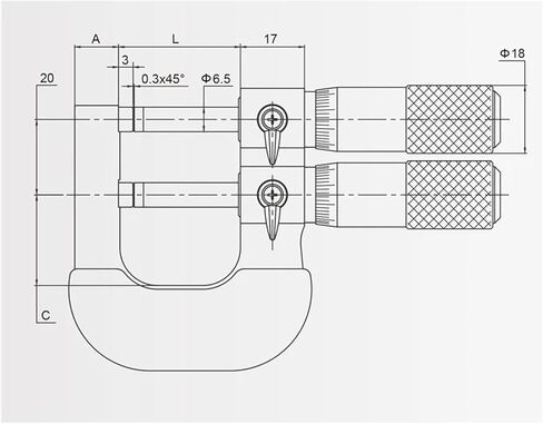 0.002mm Adjustable gage 0-25mm 25-50mm Outside Micrometer(0-25mm) in Kuwait