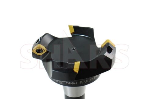 Shars 3 "45 ° Face Face Mill R8 Arbor 3fl Seht + Certificate 404-2389W P [ in Kuwait