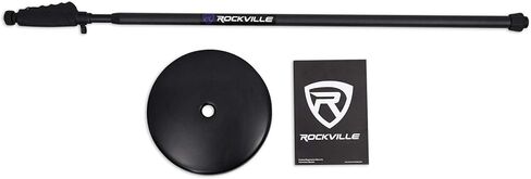 ROCKVILLE RVMIC4 Round-Base Microphone Stand مع القابض السري in Saudi Arabia