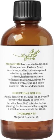 Mugwort Oil - Premium Grade 100% Undiluted Essential Oil (1 oz.) | for Aromatherapy, Soaps, Lotions, & Candles | Vegan & Cruelty Free in Saudi Arabia