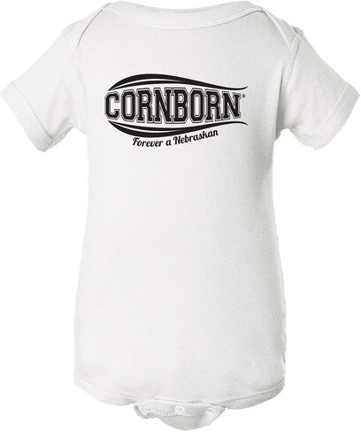 CornBorn Huskers Infant Apparel - Nebraska Cornhusker Baby Bodysuits in Saudi Arabia