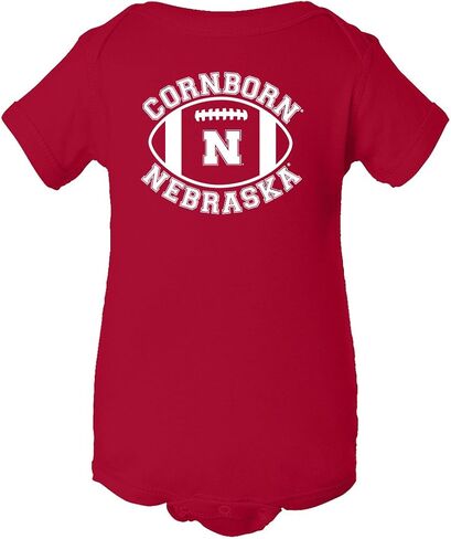 CornBorn Huskers Infant Apparel - Nebraska Cornhusker Baby Bodysuits in Saudi Arabia