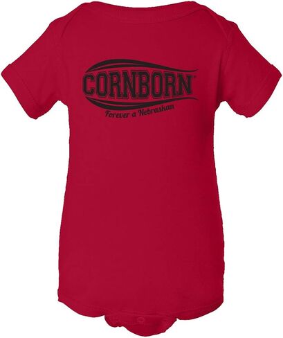 CornBorn Huskers Infant Apparel - Nebraska Cornhusker Baby Bodysuits in Saudi Arabia