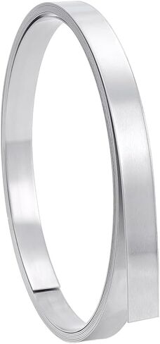 PH PandaHall 8.2ft Aluminum Strip, 0.78" Wide Aluminum Flashing Aluminum Bezel Strip Metal Sheet Metal Foil Roll Sheet Strip Roofing Aluminum Flat Wire for Sealing Door Window DIY Crafts 1mm Thick in Saudi Arabia