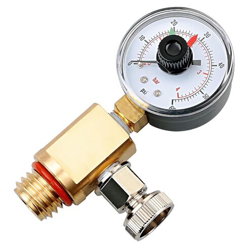 24850-0105 Air Relief Valve and Gauge Assembly-صمام نحاسي وقياس مع قرص متوافق مع STA-Rite System 3 Medial Media Ser Series Pool و SPA Filter in Saudi Arabia
