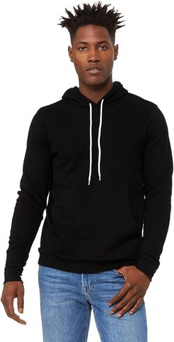 Bella + Canvas Unisex Poly-Cotton Fleece Pullover Hoodie (3719) DEEP HEATHER in Saudi Arabia