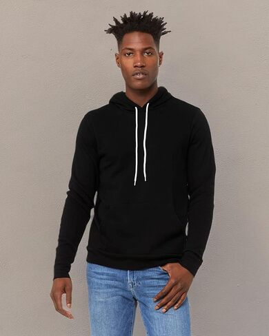 Bella + Canvas Unisex Poly-Cotton Fleece Pullover Hoodie (3719) DEEP HEATHER in Saudi Arabia