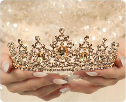 الزفاف الفضي كريستال تاج تاج للنساء اللامع راينستون برايدالس برأس الأميرة Quinceanera in Saudi Arabia