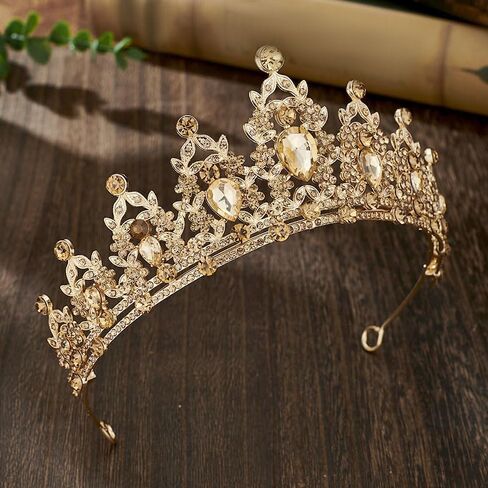 الزفاف الفضي كريستال تاج تاج للنساء اللامع راينستون برايدالس برأس الأميرة Quinceanera in Saudi Arabia
