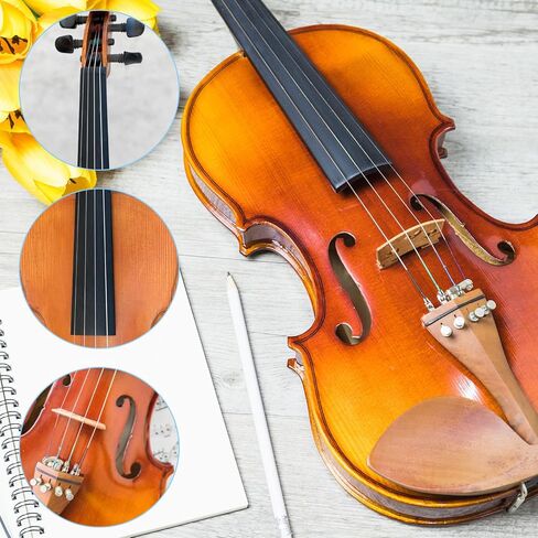 8 pcs Viola Strings, Dominant Violin Strings 4/4 Full Set Guitar String Cello String Carbon Steel Core for Universal Instruments C Plated Ball End Chromium Wound in Saudi Arabia