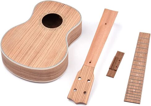 مجموعة DIY القيثارة ، تينور مقاس 26 بوصة مع أصابع خشب الورد ، مجموعة خشبية كاملة مجموعة للموسيقيين البالغين العجافون وعشاق الحرفية in Saudi Arabia
