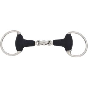 حصان بيضة مطاط بعقب بت snaffle lozenge الدهون مزدوجة الفولاذ المقاوم للصدأ in Saudi Arabia