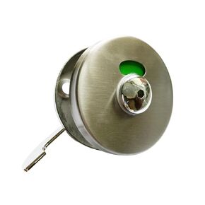 WC Toilet Flat Door Lock Stainless with Label Bathroom Accessory Public Place DIY Rarelock MS117 1Pcs in Saudi Arabia