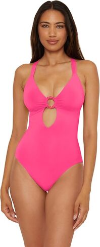 BECCA Women's Marble Canyon One Piece Swimsuit, Adjustable, Bathing Suits in Saudi Arabia