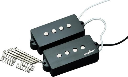 Guyker Alnico 5 Open Style P Bass Pickup for 4 String Pb Pb Bass Guitar استبدال الجزء المقاومة 9K ، 4pfa5 Black in Saudi Arabia