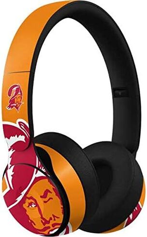 Skinit Decal Audio Skin Compatible with Beats Solo Pro - Officially Licensed NFL Tampa Bay Buccaneers Double Vision Design in Saudi Arabia
