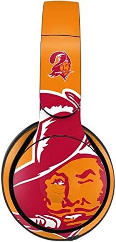 Skinit Decal Audio Skin Compatible with Beats Solo Pro - Officially Licensed NFL Tampa Bay Buccaneers Double Vision Design in Saudi Arabia