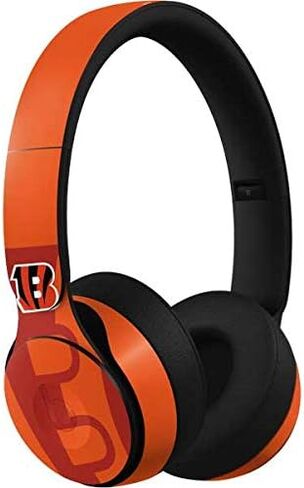 Skinit Skinit Audio Skin متوافق مع Beats Solo Pro - NFL Cincinnati Bengals - تصميم بديل. in Saudi Arabia