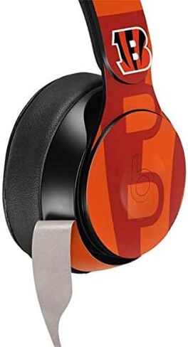 Skinit Skinit Audio Skin متوافق مع Beats Solo Pro - NFL Cincinnati Bengals - تصميم بديل. in Saudi Arabia