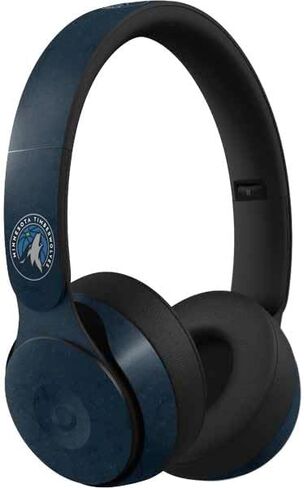 Skinit Decal Audio Skin Compatible with Beats Solo Pro - Officially Licensed NBA Minnesota Timberwolves Dark Rust Design in Saudi Arabia