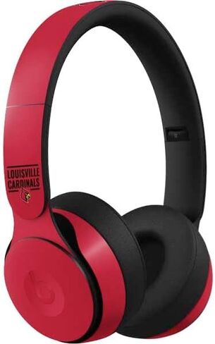 Skinit Decal Audio Skin Compatible with Beats Solo Pro - Officially Licensed University of Louisville Chevron Design in Saudi Arabia