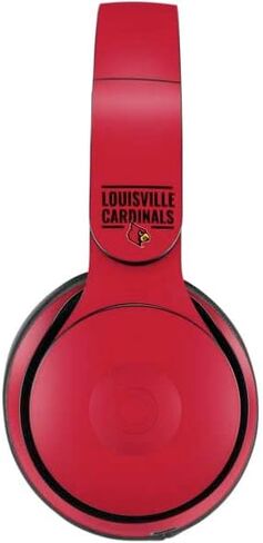 Skinit Decal Audio Skin Compatible with Beats Solo Pro - Officially Licensed University of Louisville Chevron Design in Saudi Arabia