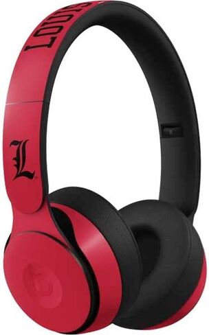 Skinit Schecal Audio Audio Skin متوافق مع Beats Solo Pro - تصميم جامعة لويزفيل شيفرون المرخصة رسميًا in Kuwait