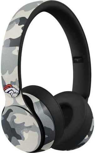 Skinit Skinit Audio Audio Skiner مع Beats Solo Pro - NFL Denver Broncos Camo Design in Kuwait