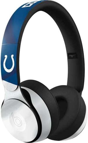 Skinit Decal Audio Skin Compatible with Beats Solo Pro - Officially Licensed NFL Indianapolis Colts Design in Saudi Arabia