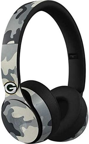 Skinit Skinit Audio Audio Skin متوافق مع Beats Solo Pro - NFL Green Bay Packers مرخص رسميًا in Kuwait