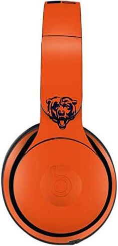 Skinit Skinit Audio Audio Skiner مع Beats Solo Pro - تصميم كتلة منطقة NFL Bears المرخصة رسميًا in Saudi Arabia