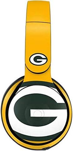 Skinit Skinit Audio Audio Skin متوافق مع Beats Solo Pro - NFL Green Bay Packers مرخص رسميًا in Kuwait