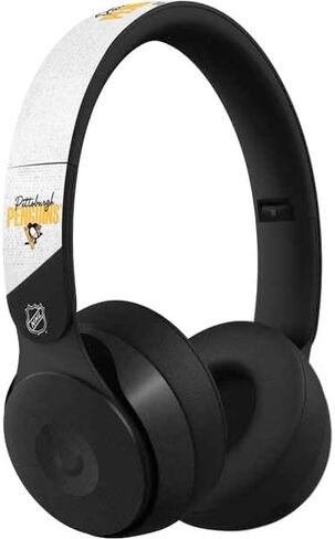 Skinit Decal Audio Skin Compatible with Beats Solo Pro - Officially Licensed NHL Pittsburgh Penguins Lineup Design in Saudi Arabia