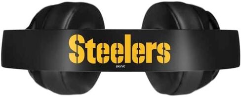 Skinit Decal Audio Skin Compatible with Beats Solo Pro - Officially Licensed NFL Pittsburgh Steelers Distressed Design in Saudi Arabia