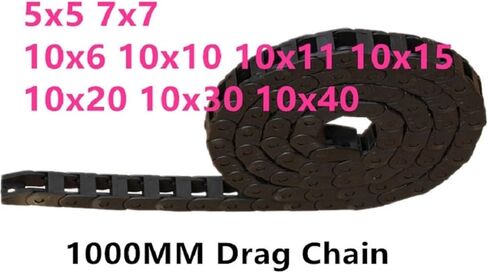 7x7 10x10 Plastic Towline Nylon Cable Drag Chain Wire Carrier(10X15 Non-Open R18) in Saudi Arabia