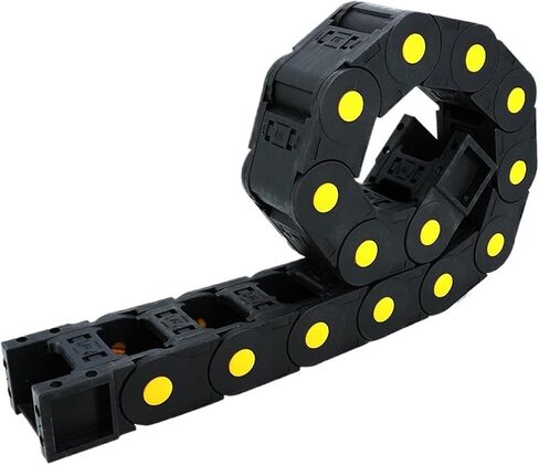 Arrival Plastic Cable Chain 45x50 mm Nylon Mochine Towline Drag Chain Slient Bridge L 1m for Router in Saudi Arabia