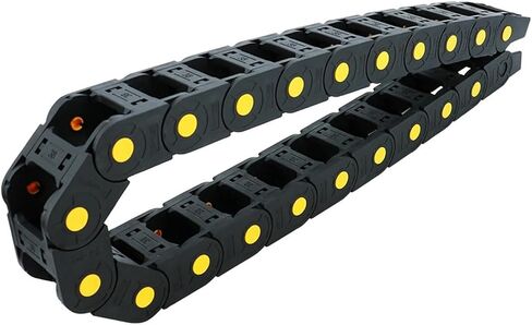 Arrival Plastic Cable Chain 45x50 mm Nylon Mochine Towline Drag Chain Slient Bridge L 1m for Router in Saudi Arabia