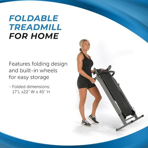 stamina inmotion T900 يدوي المطحنة - طاحونة اللياقة الطوية مع تطبيق تمرين ذكي - حلقة مفرغة غير محلية للتمرين المنزلي - تصل إلى 225 رطلاً قدرة الوزن in Saudi Arabia